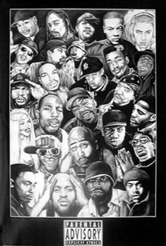 Hot Stuff 2371-24x36-MU Rap Gods 1 Poster