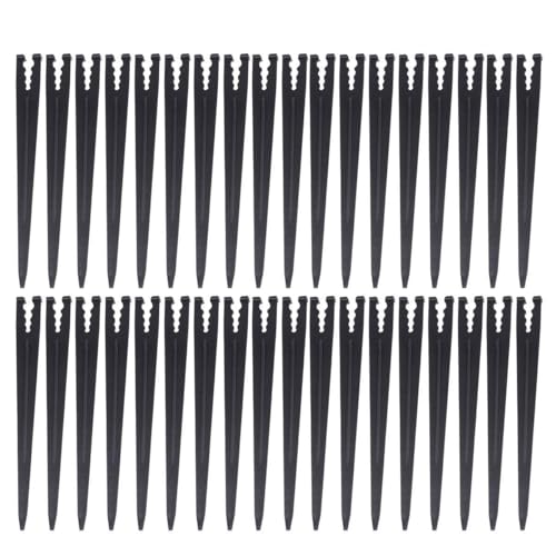 HEALLILY 50pcs Supports de Tige D'insertion en Plastique pour Tubes 3/5 et 4/7, Accessoires Réutilisables et Portables pour Irrigation Goutte à Goutte en Jardin