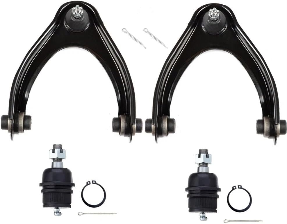 FXiaoy 4pc K90450 K90451 K8695T Front Upper Control Arm And Ball Joint Suspension For Ford F-150 Expedition Explorer 1995 1996 1997 1998 1999 2000 2001 2002 2003 2004 2005