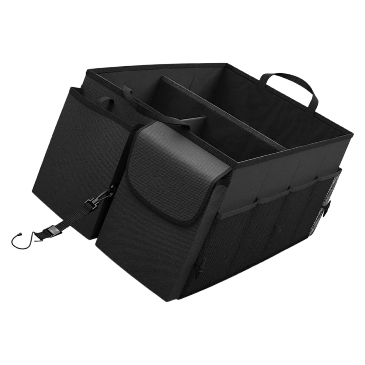 Kofferraum Vielseitiger Fächern mit Mehreren und Taschen Stoff Organizer Aufbewahrungsbox aus Oxford Robuster Auto für Praktische Fahrzeugaufbewahrung