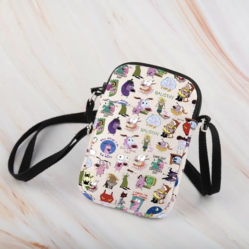 WCGXKO Cartoon Dog Inspired Crossbody Bag Creepy Stuff Gift for Cartoon Fans3