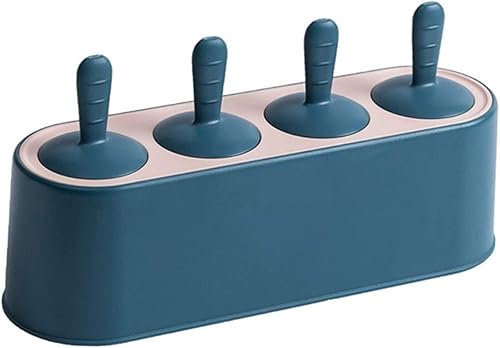 KNOKR Popsicles Molds, Silicone Ice Cream Pop Maker Mold Popsicle Reusable Durable DIY Holders Kitchen Supplies Storage Box Container Homemade Food