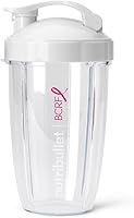 Vista 4 de nutribullet Vasos To-Go de 24 oz y tapas abatibles de colores (rosa/blanco)