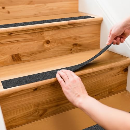 Image of Heavy Duty Anti Slip Traction Tape 2 inch x 38 FT, 80 Grit Waterproof High Friction Grip Tape for Indoor Outdoor Stairs, Pool, Ramps, Garage, Home & Commercial Use