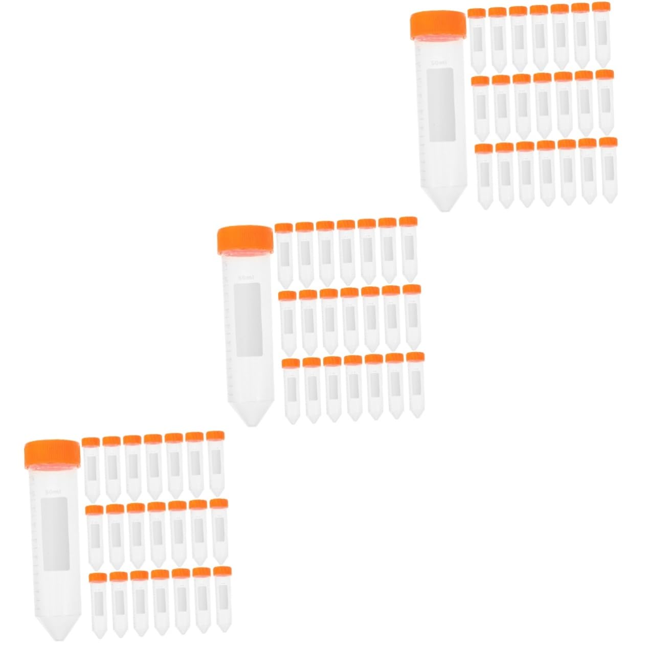Gatuida 75stücke Conical Test Tubes Reagenzgläser Mit Schraubverschluss Für Wissenschaftliche Experimente Und Laboranwendungen Präzise Skalen Für Genaue Messungen