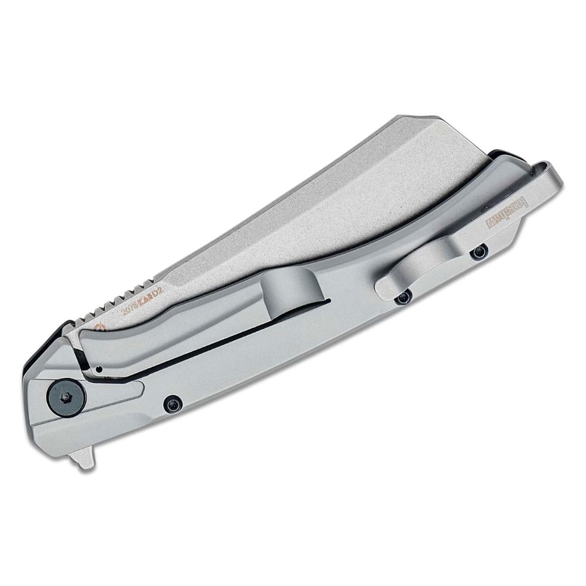 Kershaw Knives Strata Cleaver Frame Lock 2078 KVT Black G10 and D2 Pocket Knife