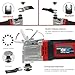 NEWONE Oscillating Tool 4 Amp Oscillating Multi-Tool Kit with 4° Oscillation Angle,6 Variable Speed with 5-piece Electric Multitool Blades (Red Black)
