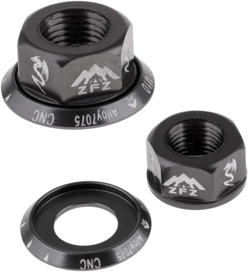 freneci ハブ用2ピース 保障 個プレミアムホイールナット自転車BMX