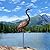 chisheen Outdoor Garden Crane Statues and Sculptures Metal Yard Art Statue for Garden Decoration Large Size