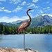 chisheen Outdoor Garden Crane Statues and Sculptures Metal Yard Art Statue for Garden Decoration Large Size