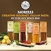 Morelli Organic Pasta Variety Pack - Black Squid Ink Pasta Linguine and Red Chili Linguine - Imported Italian Pasta Sampler - Includes Two-8.8 oz Packages of Gourmet Pasta from Italy