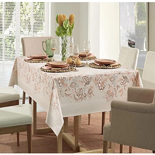 Toalha de Mesa Retangular 8 Lugares Sempre Limpa Kayla Karsten