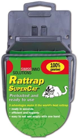 SWISSINNO 1021117 Supercat Rat Trap - Grey
