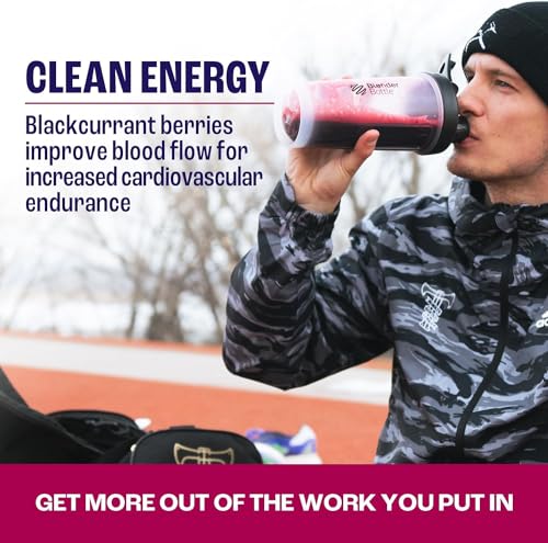 Image of 2before All Natural Vegan Pre Workout, with 120mg Caffeine I Clean Energy, Endurance, Recovery I Pre Workout Women and Men I 20 x Individual Packets I Informed Sports Certified I Blackcurrant