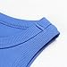 GEMBERA Womens Sleeveless Racerback High Neck Basic Ribbed Knit Fitted Tank Top,Royal Blue,M