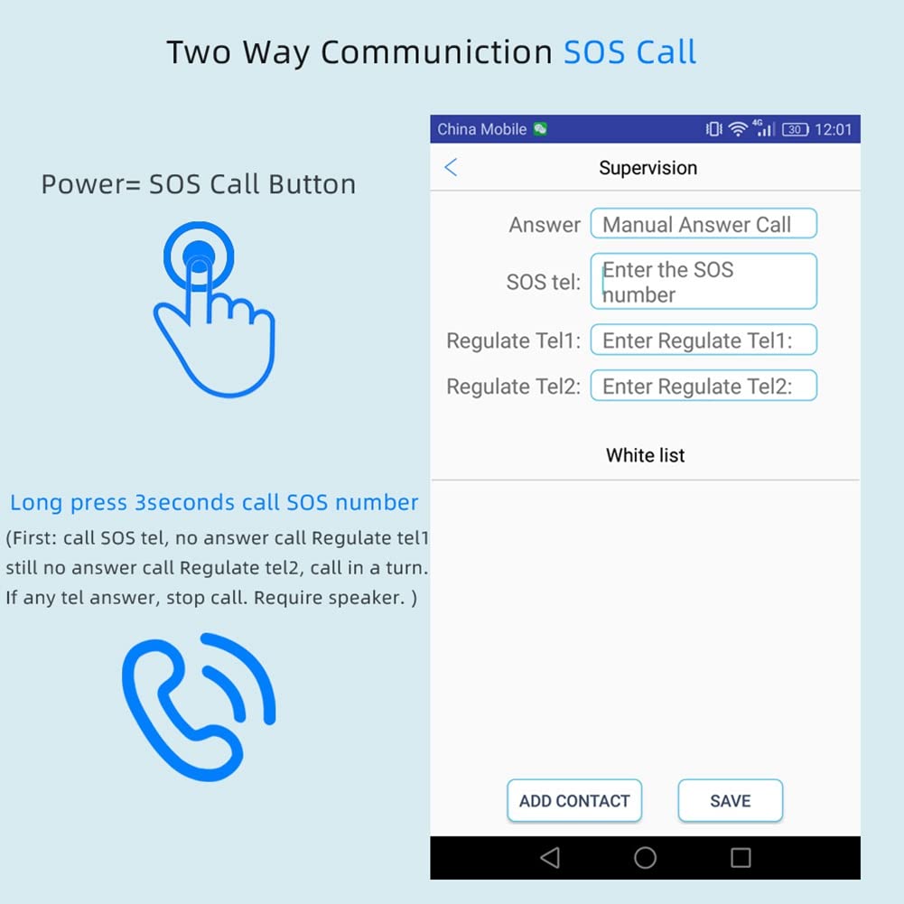 Protection LBS Tracker pour Enfants Appareil de Suivi GPS sans Frais Protection de Sécurité LBS Tracker App Téléchargement Gratuit
