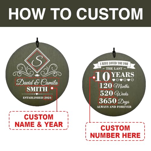 Image of ASTARIN Personalized Wind Chimes for Anniversary, Customized Wedding, Anniversary Presents, Birthday Gifts for Loved One,Gifts for Couples, Gift for Wife, Gift for Her