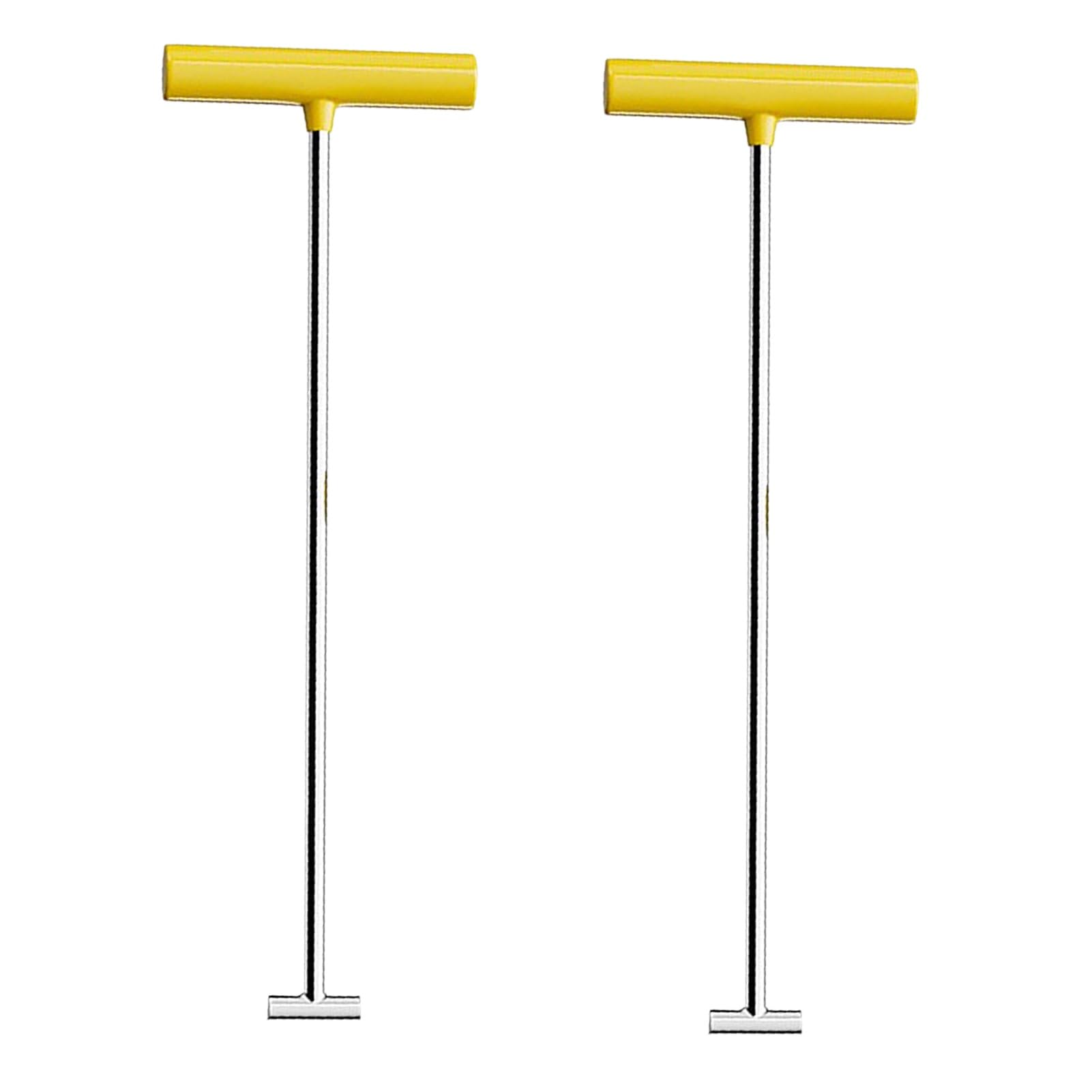 Hochleistungs-Schachtheber – 2er-Pack Stahlhaken-Ziehwerkzeug für Abflussdeckel und Kanalzugang, robuste 68 cm (26,75 Zoll) Lange, tragbare Zughaken für einfache Handhabung