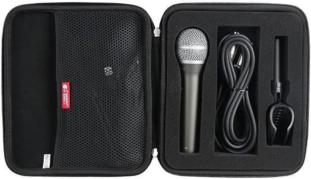 Hermitshell Hard Travel Case for Samson Technologies Q2U USB/XLR Dynamic Microphone