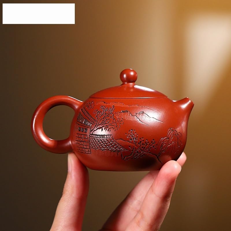 Czajnik do herbaty 150 ml Fioletowy czajnik do parzenia herbaty Zestaw Zisha Chiński czajnik wielofunkcyjny ceramiczny do herbaty, mleka, kawy, biura