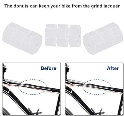 Xviewdex 4 Pcs Universal Bicycle Shifter Cable Housing Set For Road Bike/Mountain Bike/Road Bike thumb #3