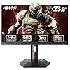 KOORUI 24″ QHD Gaming Monitor 165Hz, 1ms, Fast IPS, 2K Display, 100% sRGB, Adaptive Sync, Height/Tilt/Pivot Adjustment, HDMI, DisplayPort, 100×100mm VESA Compatible (23.8inch/165Hz/1440p) GP01 Black