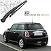 AUTOBOO Replacement For Mini Cooper S R56 2007-2015 Rear Wiper Arm Blade Set