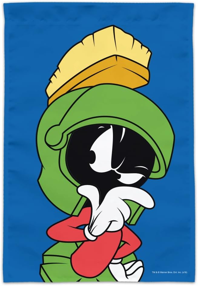 Looney Tunes Marvin The Martian Garden Yard Flag