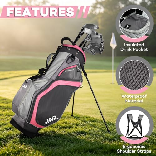 Premium Womens Golf Stand Bag Pink