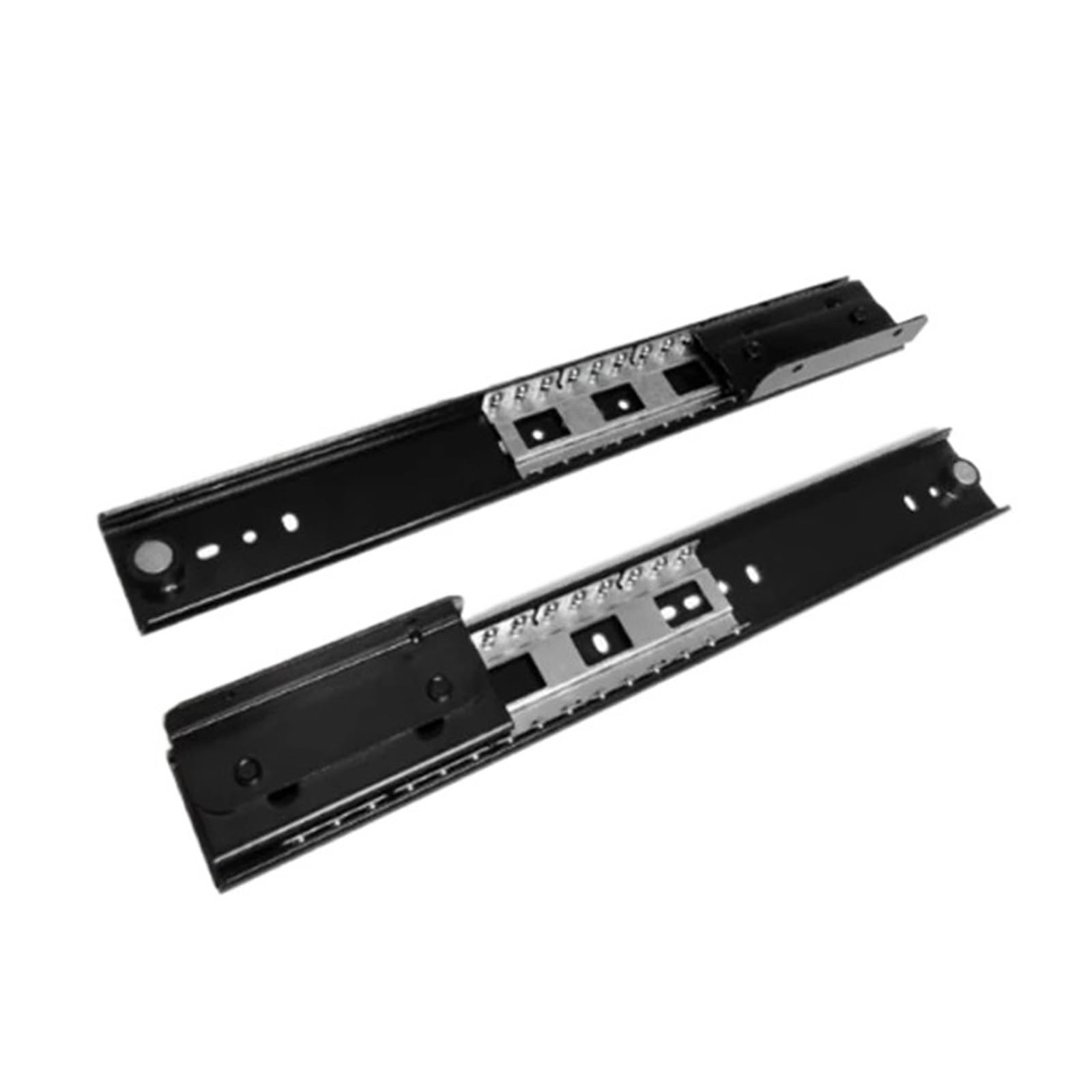 Jvnalwnkv One Color Cabinet Drawer Slide Rail，Stainless Steel Rail, Side Mount Ball Bearing Rails Heavy Duty Sliding Track Desk Silent Thickened