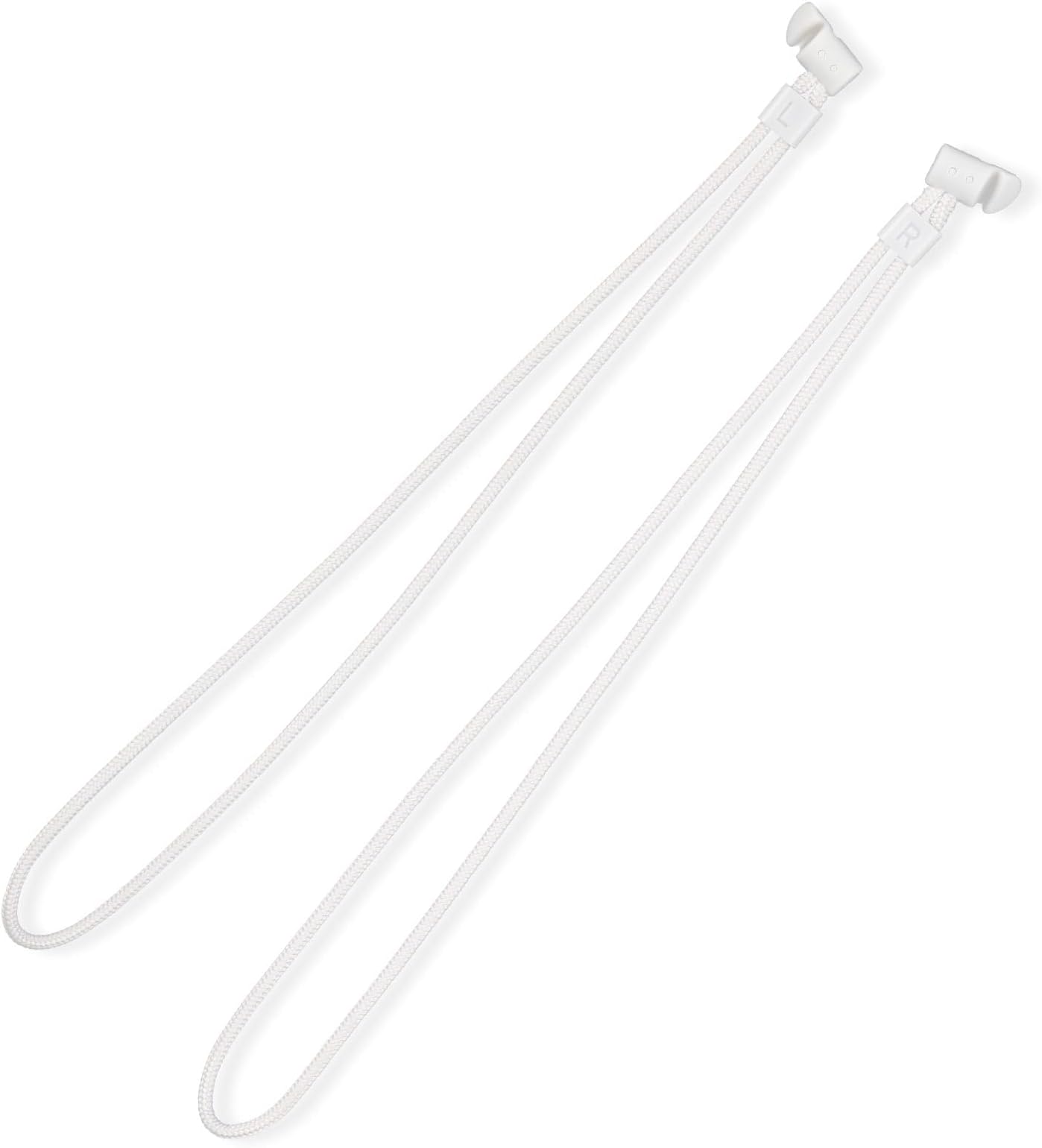2pcs Controller Strap for Meta Quest 2, White Replacement Wrist Straps Adjustable Hand Straps Easy Attach Wrist Lanyards for Oculus Controller Accessories