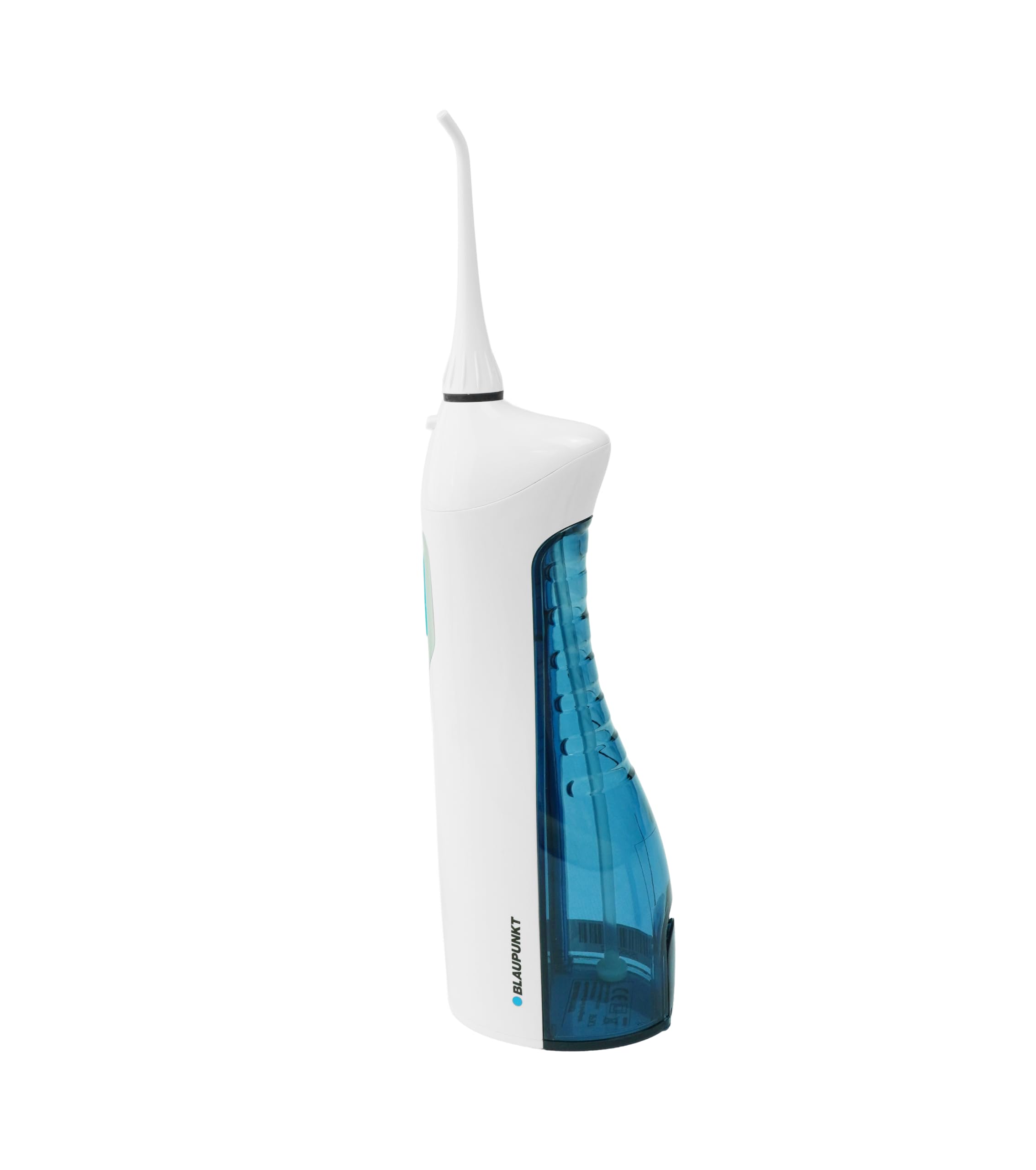 BLAUPUNKT – Kabellose Munddusche – für die Zahn- und Mundpflege, mit 3 Modi, 40–90 PSI Wasserdruck, bis zu 1400 Impulsen/Min., 150 ml Wassertank, 2-Min.-Timer und 2 Düsen - DIR501