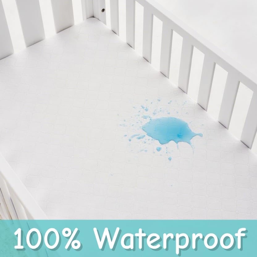 Image of American Baby Company Waterproof Fitted Crib Mattress Protector 52 inch x 28 inch