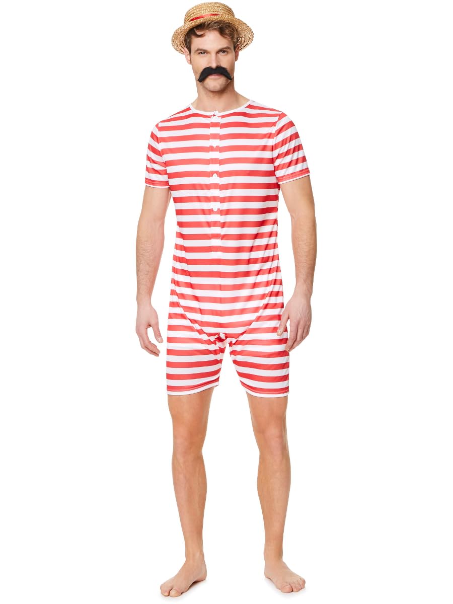 Karnival Costumes Old Time 20s Bathing Suit