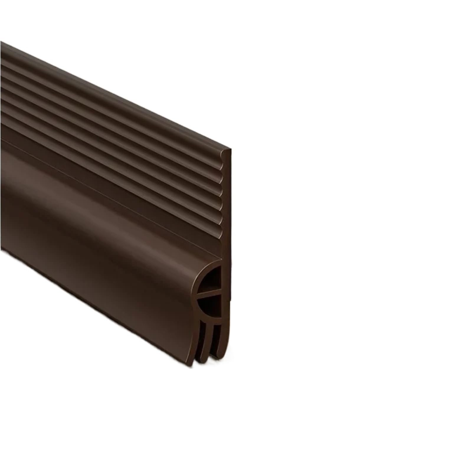 Door Bottom Seal Door Bottom Weatherstrip, 1M Windproof Seal(Brown 50mm)