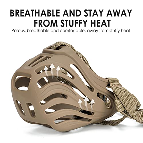 Silicone focinheira para cães | Capa de boca de cachorro de silicone macio - Focinheira anti-mordida