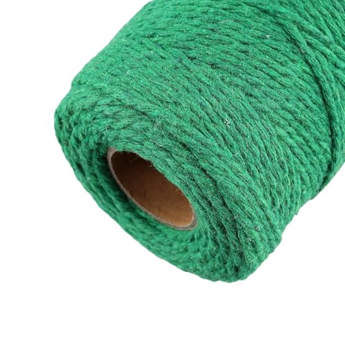 HEIYUET Makramee Garn Set, 14 bunte Spulen Baumwollgarn, 2 mm x 100 m – Bild 3