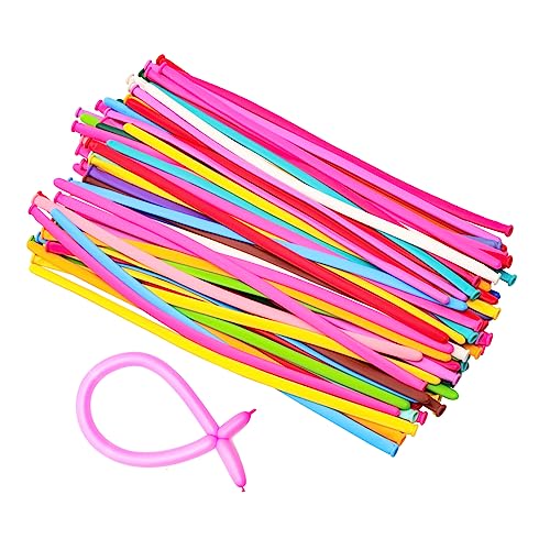 GARIOUANS 100 piezas Globos Largos para Globoflexia Decorativos para Fiestas Bodas y Cumpleaños Globos DIY para Modelado