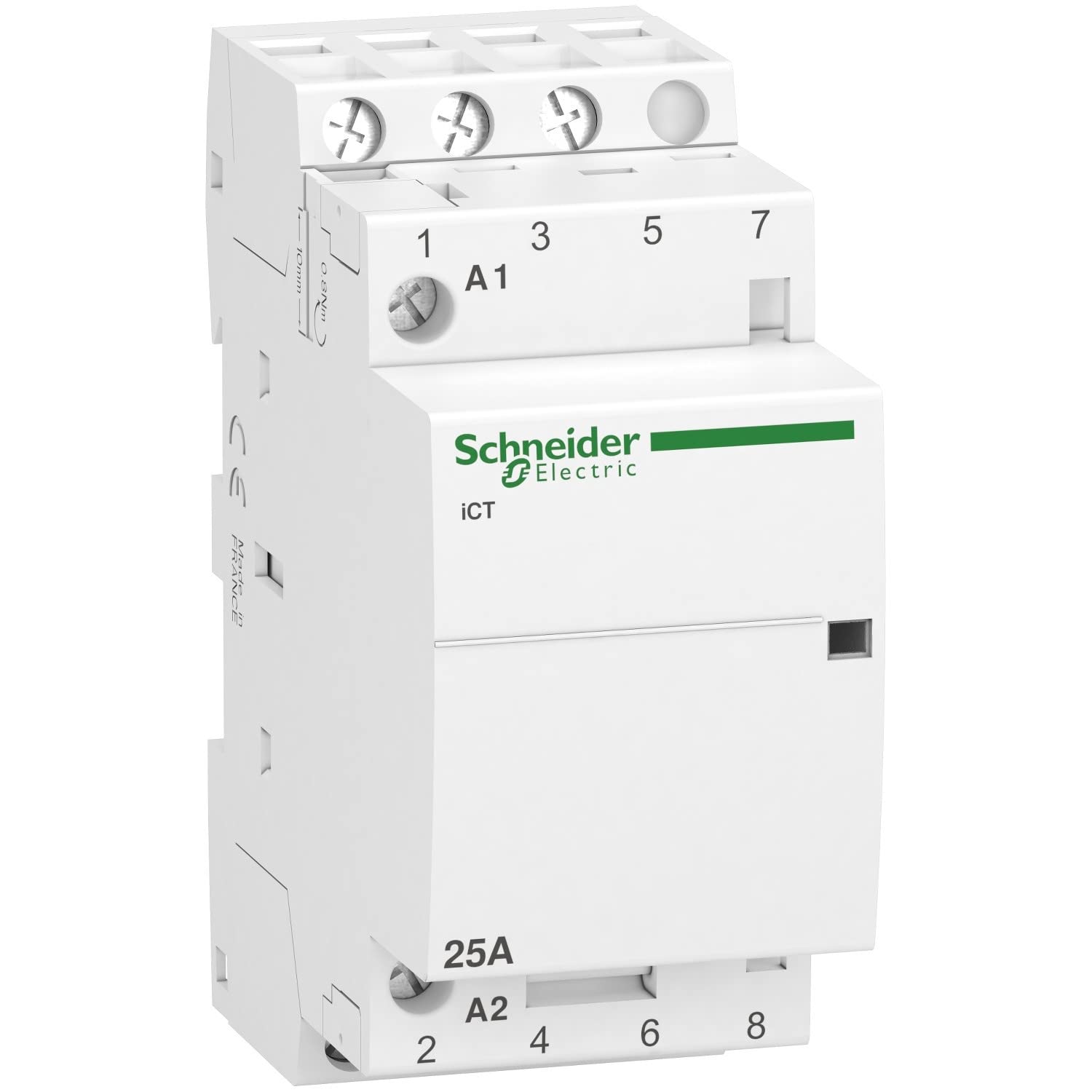 Schneider Electric A9C20833 Contactor Modular Ict, 3P, 3 No, 25 A, 220-240 V Ca