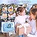 Kids Camera Instant Print, 1080P HD Dual-Lens Selfie Camera, 2.4 Inch Screen Toddler with 3 Print-Paper & 32G Card,Christmas Birthday Gifts Toys for Girls Boys Age 3-15 Years