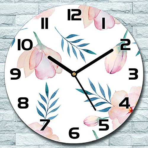 Horloge en verre lisible 30 cm pour embellir un mur vide - 3