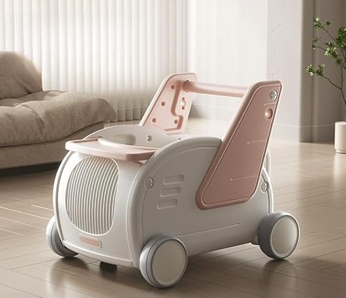 fancyfly可愛らしい室内ベビー学?車 時尚デザイン 歩行練習・収納機能 クリスマスプレゼント用 1 歳誕生日プレゼント適合 (桜の粉です)