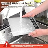 Digital Kitchen Scales,15 kg/33lb with 1g/0.1oz Accuracy,Type-C USB Rechargeable Electric Food Weighing Scale for Cooking,Bakery, with Tare Function, Baking Scale with Backlight LCD - Image 7