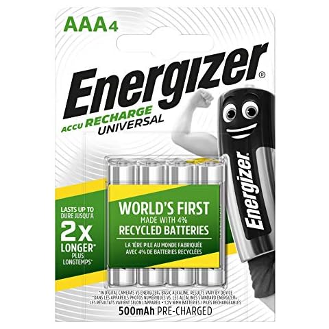 Piles rechargeables Energizer AAA 500 mAh Cover