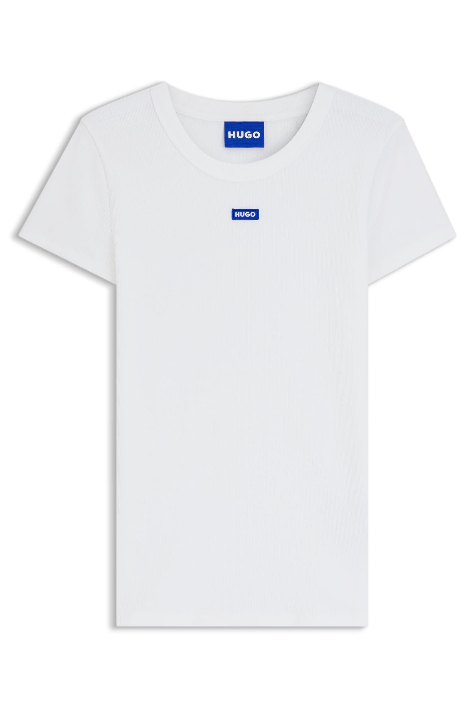 HUGO Women's Easy Tee_B Jersey, White100,