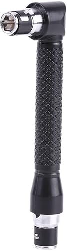 Miniatura 8 de Llave en forma de L, llave hexagonal en forma de L de 1/4 de pulgada, cabezal doble con varias puntas de destornillador, herramienta de mano, llave