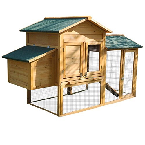 Buy Yardeen Chicken Coop Large Wooden Bunny Rabbit Hutch Hen Quail Pet