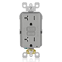 Vista 30 de Leviton Combinación GFCI de autoprueba SmartlockPro de 15 A con USB tipo A y tipo C en pared, cargador USB para teléfonos inteligentes y tabletas