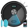 Cecotec Robot Aspirapolvere Conga M70 Genesis. Navigazione Laser, Motore Ungravity con 20000Pa, Aspira, Spazza, Lava e Passa la Mopa, Spazzola Silicone, Doppio Serbatoio, App 3.0, Copre fino a 180m²
