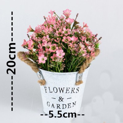 Künstliche Kirschblüte Im Topf – Weiß, 5x20 Cm, Pflegeleicht & Realistisch Für Home Deco